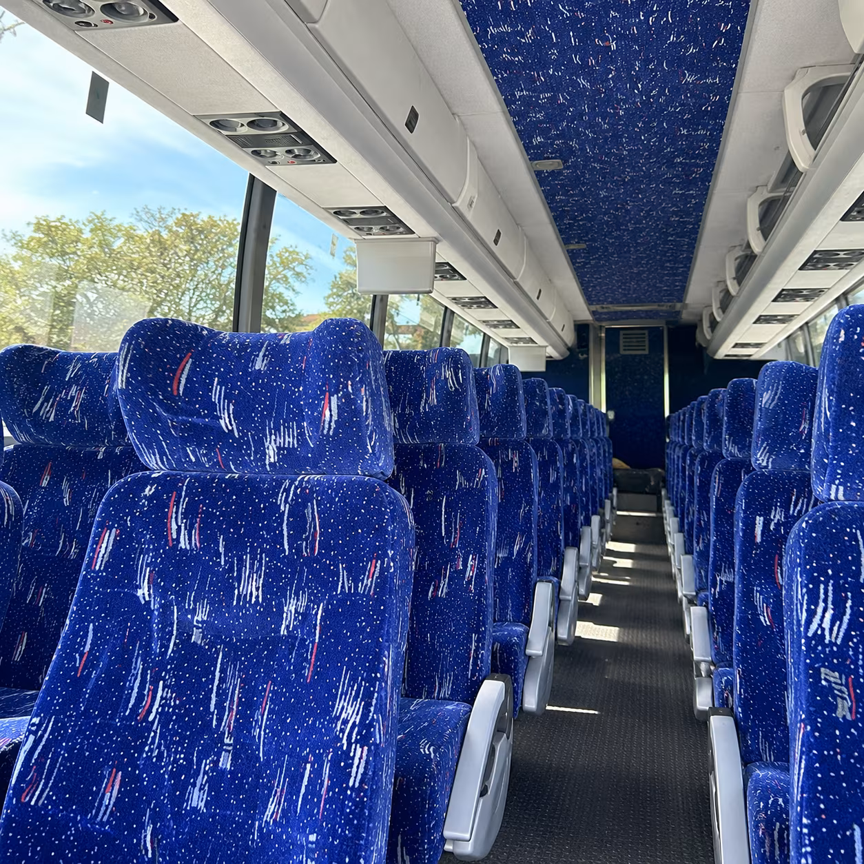 charter buses for corporate events at the dixie convention center