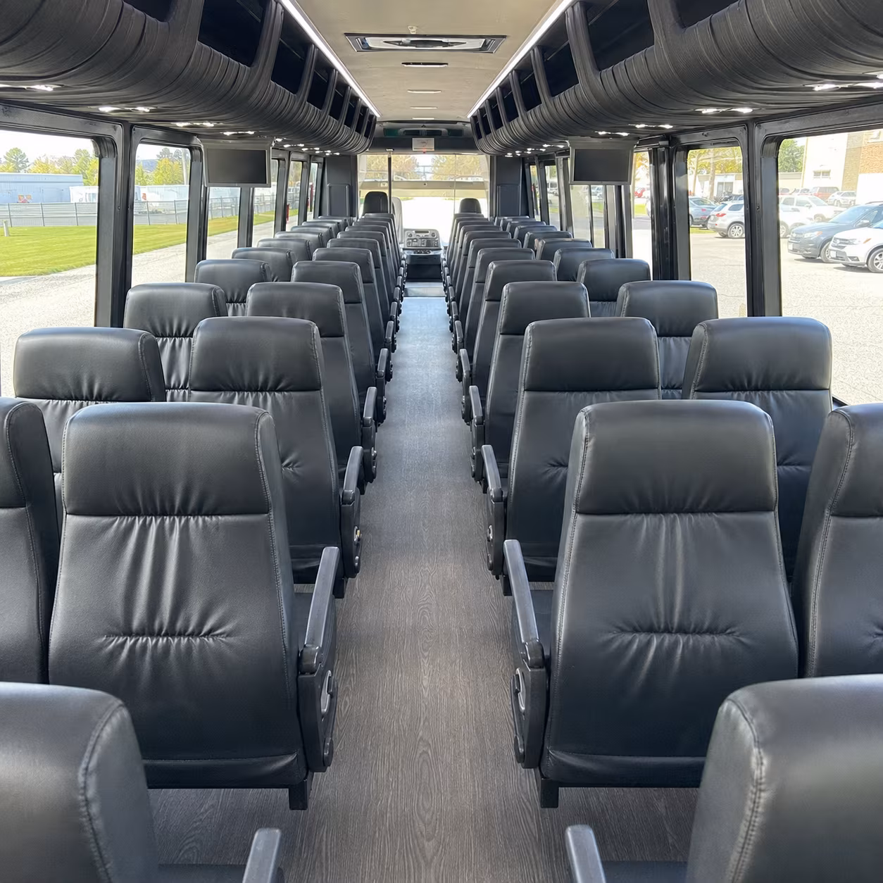 st george 30 passenger minibus interior