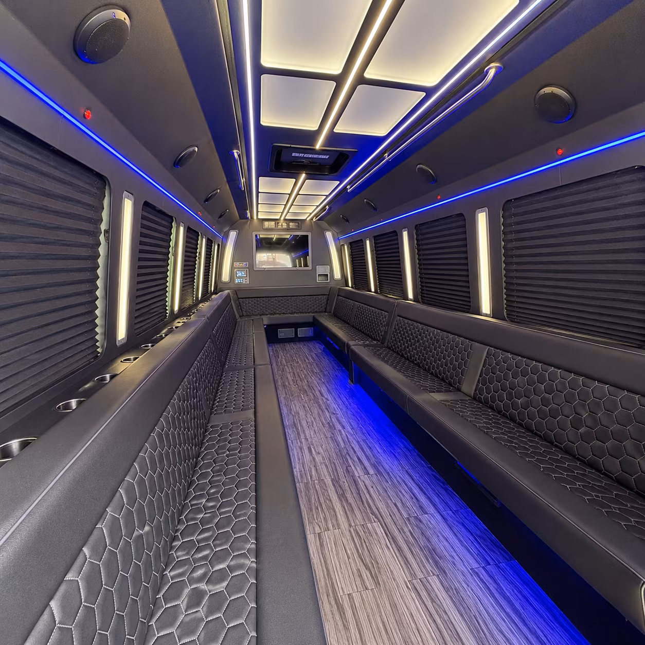 st george party bus inside