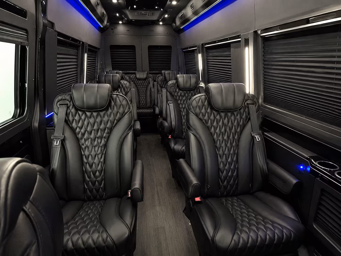 st george sprinter van with driver interior