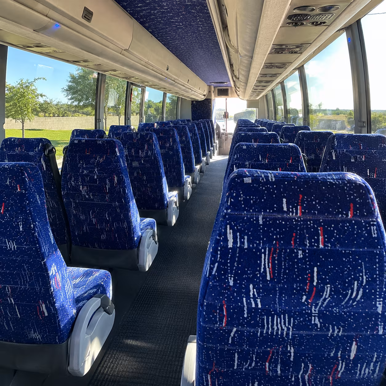 st george wedding transportation onboard seating